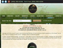 Tablet Screenshot of golfoakridge.com
